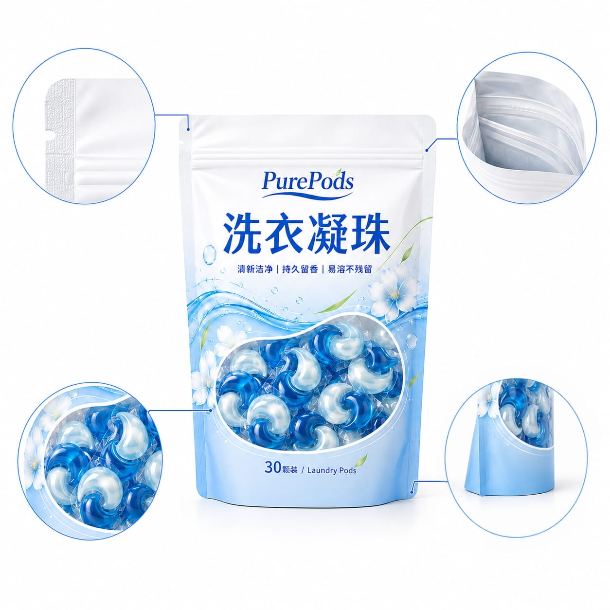 自立袋洗衣液细节图 (1)