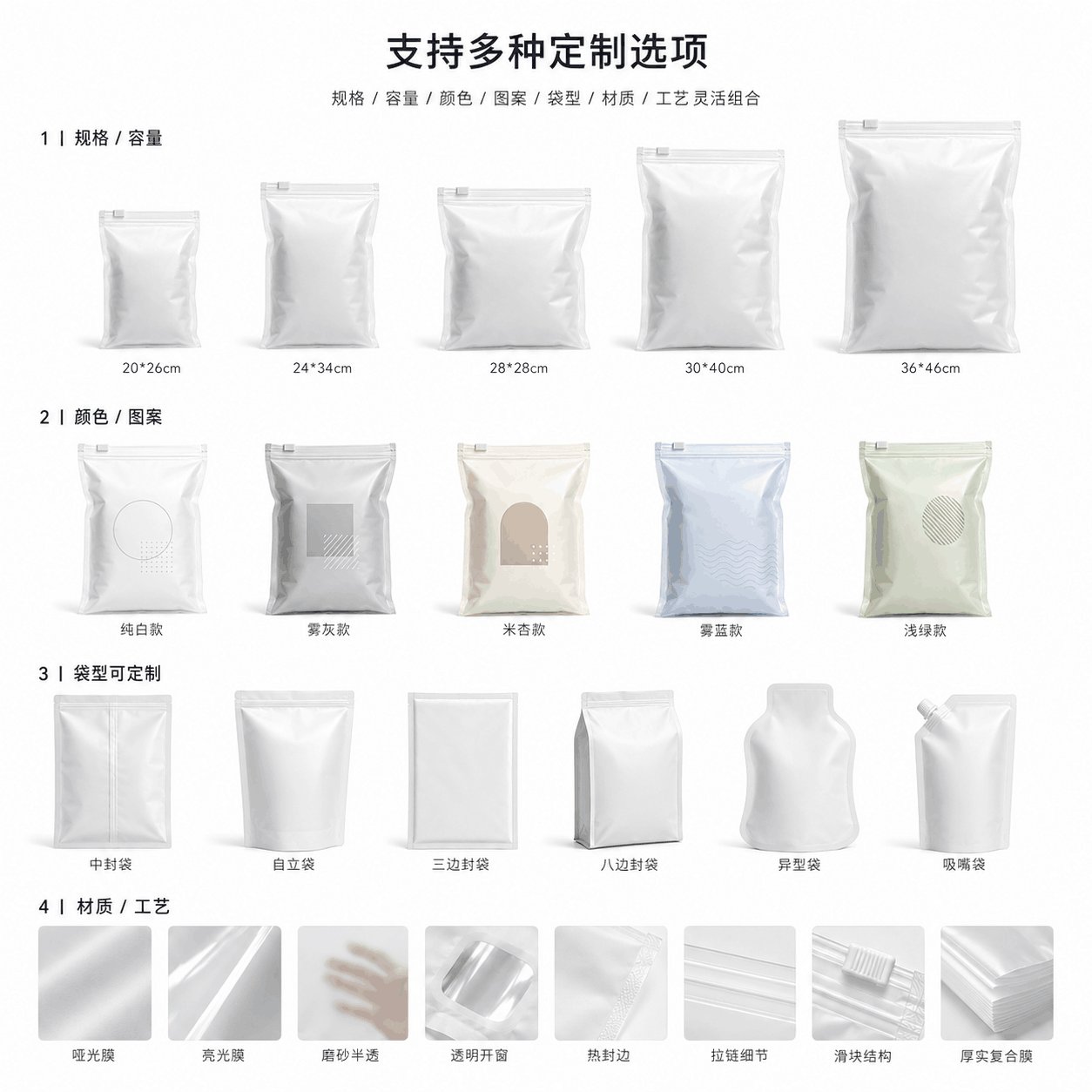 衣服拉链袋定制页