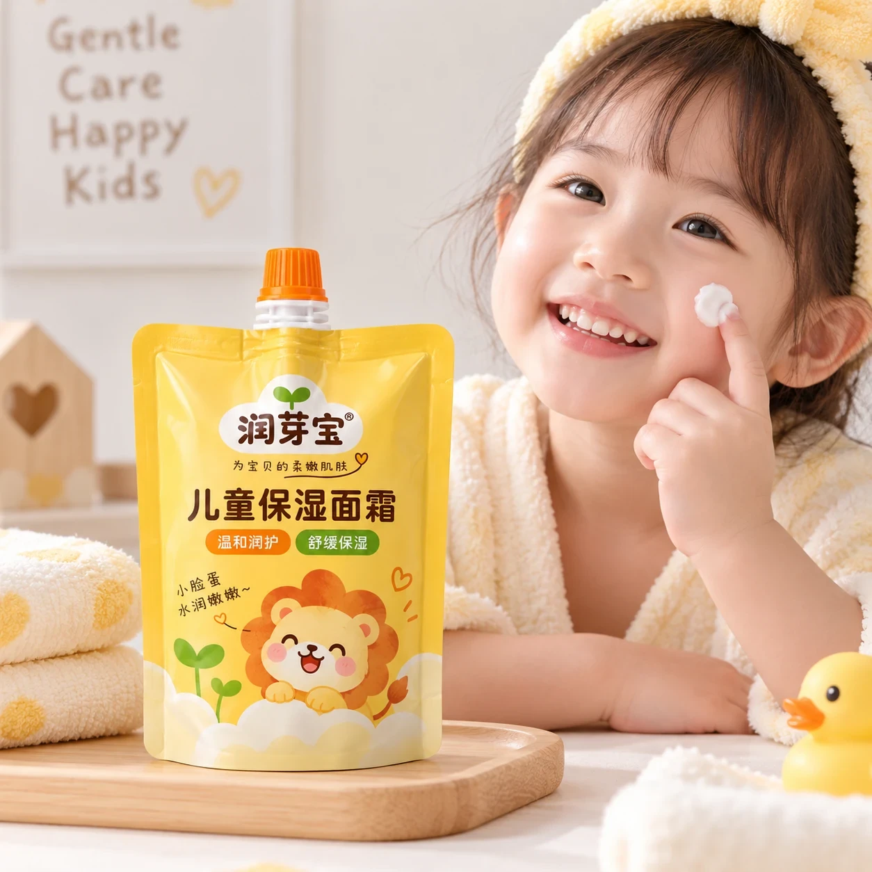 baby-cream-spout-pouch-application 宝宝面霜吸嘴袋 应用场景