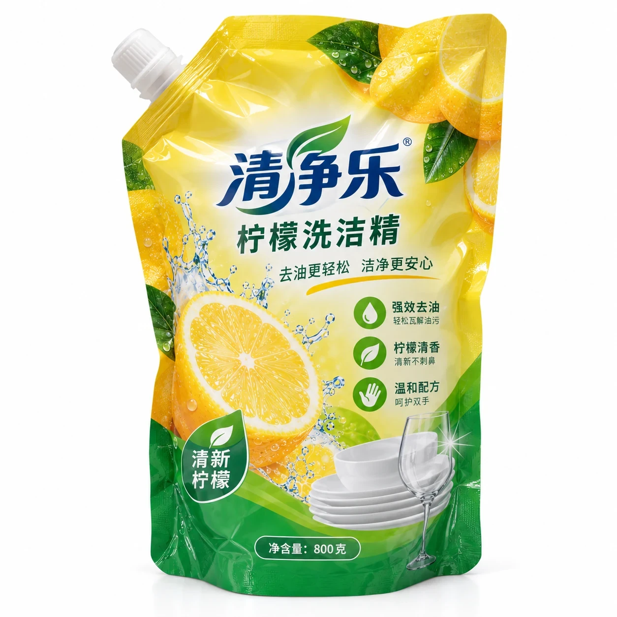 厨房洗洁精吸嘴袋 主视图