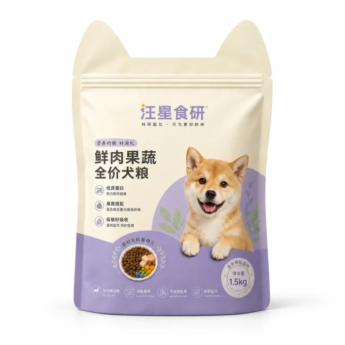 定制狗粮袋 主视图