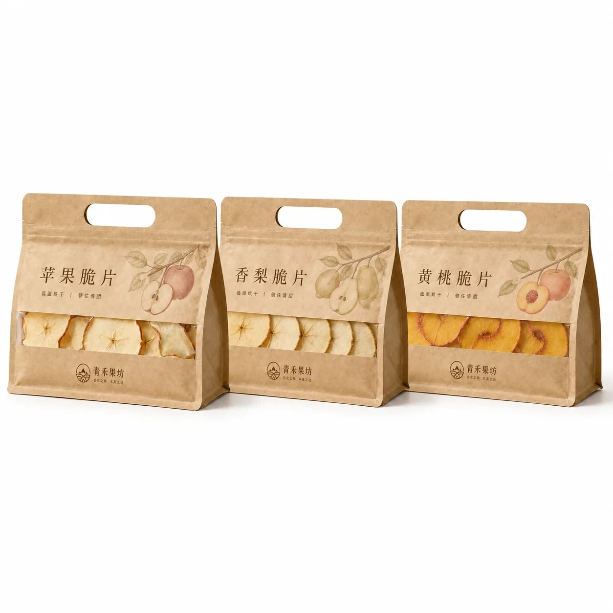 dried-apple-packaging-series 干苹果片包装 多规格系列展示