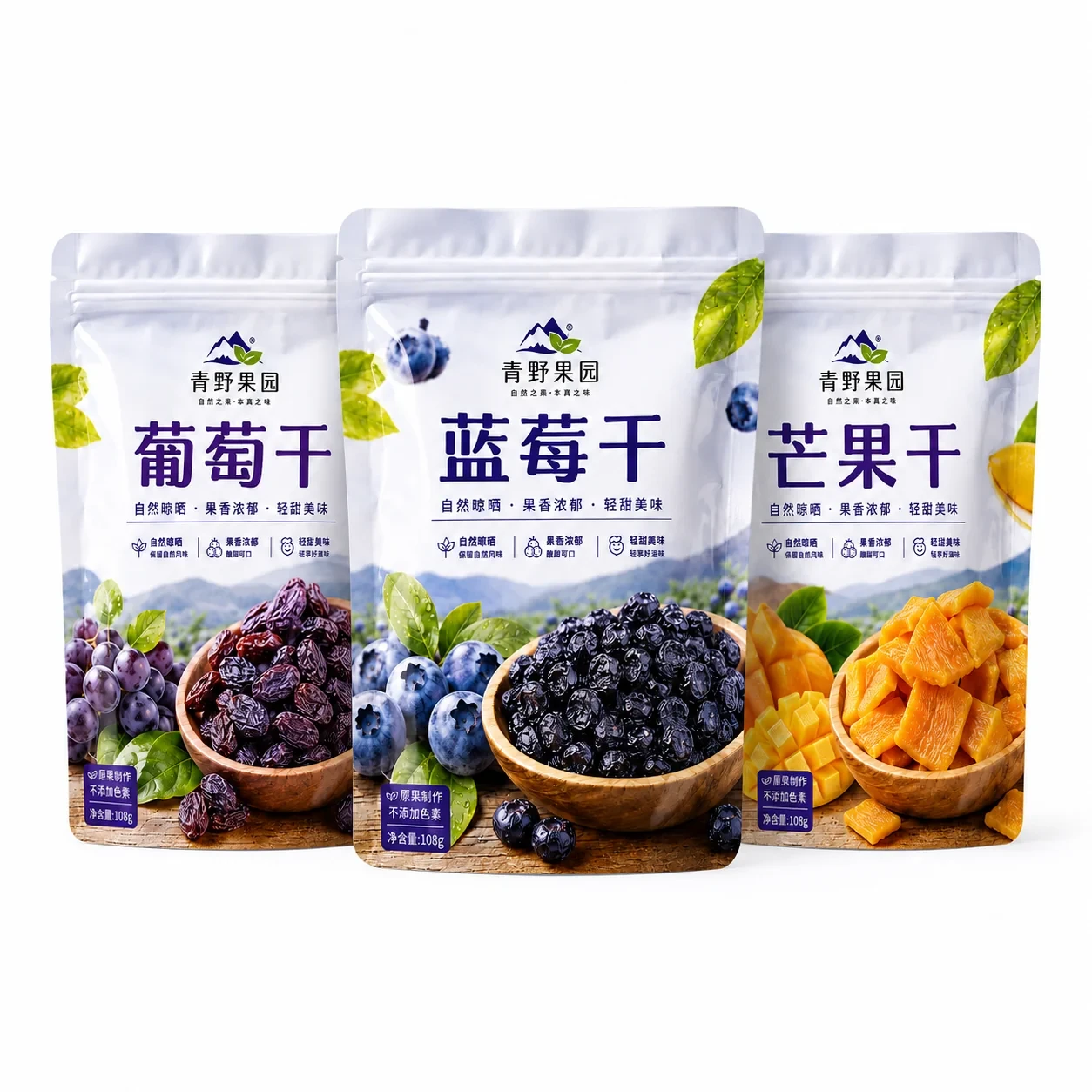 dried-blueberry-packaging-series 果干包装袋 多规格系列展示