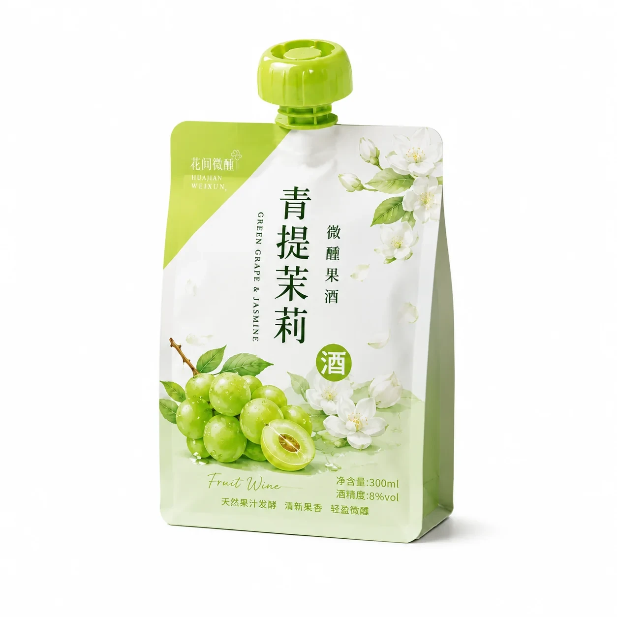 酒水包装袋 主视图