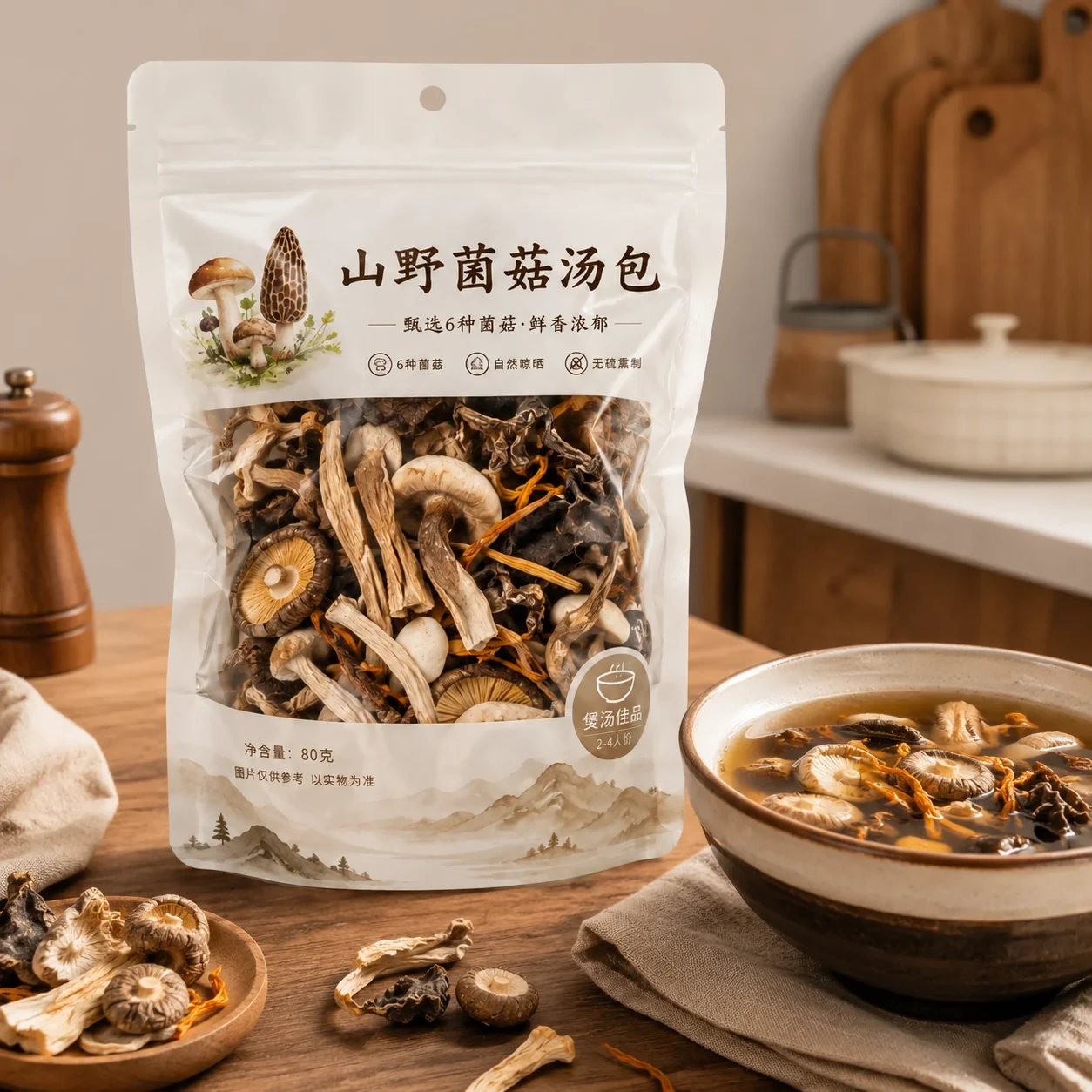 mushroom-packaging-application 菌菇包装袋 应用场景展示