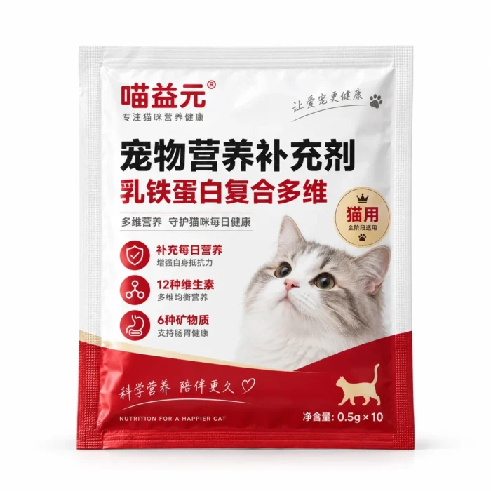 宠物保健品包装袋 主视图