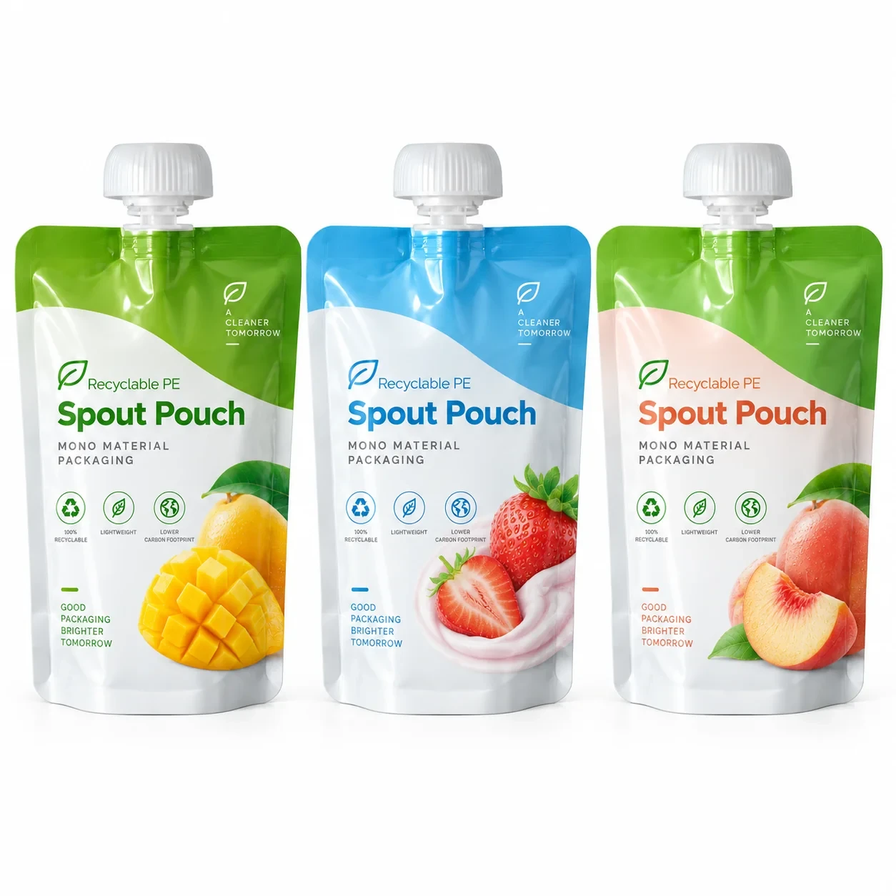 recyclable-spout-pouch-series 可回收吸嘴袋 系列展示