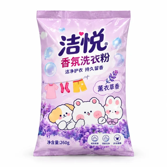 香氛洗衣粉包装袋 主视图